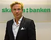 Christoffer Hernæs leder IT- og innovasjonsarbeidet hos Skandiabanken, som snart døpes om til Sbanken. Bilde: Harald Brombach