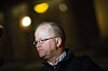 KASTET UT: Talsmann for den islamkritiske gruppen Pegida i Norge, Max Hermansen anmelder Facebook for brudd på ytringsfrihet etter han ble utestengt. Bildet er tatt fra en protestmarsj ved Rådhuset i Oslo i januar.
