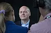 Avtroppende konsernsjef Sigve Brekke i Telenor har lagt fram sitt siste kvartalsresultat for selskapet. Her fotografert under et intervju med NRK.