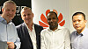 Professor Haakon Bryhni med en svitsj fra Juniper Networks under armen. Den har Simulamet interoperability lab fått 'til en hyggelig pris' fra mannen ved siden av, daglig leder Erlend Bonesvoll i Nlogic. En av de som skal forske på 5G er Dr. Ahmed Elmokashfi. Hyggelig pris har også Huaweis Norgessjef Hongqi Huang bidratt med i det som er selskapets første samarbeid med et universitet i Norge.