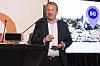 Jon Christian Hillestad leder bedriftsmarkedet i Telia Norge. Her fotografert under Arendalsuka, der han fortalte om selskapets 5G-utbygging. Foto: Håvard Fossen