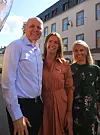 Fra venstre: Konsernsjef i Telenor, Sigve Brekke, IKT-Norge-sjef Heidi Austlid og viseadministrerende direktør i Microsoft Norge Lene Diesen. Foto: Heidi Sævold