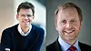 Telenors Norgessjef Petter-Børre Furberg og leder i Skift (Næringslivets Klimaledere) Bjørn Kjærand Haugland.