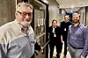 Direktør for digitalisering i UDI, Dag Anders Brunstad (t.v.) sammen medproduktleder, Brent Skåra(t.h.), arkitekturansvarlig Tore Magnus Oraug og programleder Vibeke Mjaaland.
