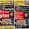 Skjermbilder av Dagbladets forside tirsdag ettermiddag til venstre, nettlesertilleggets versjon til høyre. Foto: Marius Valle/Teknisk Ukeblad