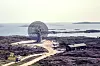 Rao-antennen: 25m radioteleskop på Råø, syd for Gøteborg. Foto: Yngvar Lundh