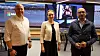 Christopher Frenning, direktør for datasenterstrategi i Microsoft Norge, Linda Hofstad Helleland, Distrikts- og digitaliseringsminister og Shahzad Rana, teknologidirektør i Microsoft.