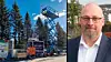 Under skirennet i Holmenkollen setter Telia opp en ekstra mobil basestasjon. Denne gang testes bruk av batterier i stedet for dieselaggregat. – Dette er et spennende pilotprosjekt, sier leder for infrastruktur i Telia, Georg Svendsen.