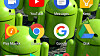 Google-apper på en norsk Android-mobil.