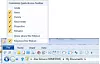Quick Access Toolbar i Windows 8 Explorer, med konfigureringsmeny og minimalisert ribbon. Bilde: Microsoft