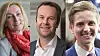 Hanne Tangen Nilsen i Telenor, Henning Lunde i Telia og Reynir Johannesson i Ice, svarer alle at det ikke er funnet spionutstyr i deres respektive infrastruktur. Kollasje: Telenor, Telia og Varog Kervarec/Inside Telecom