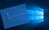 Eksempel på Windows 10-oppdatering som har feilet.