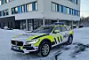 Patruljebil i politidistrikt øst med Starlink Flat High Performance-enhet på taket. Foto: Politiet