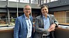 Michael Jacobs er nordensjef for Crayon. Frank Kjærvoll (t.h.) leder Inmetas innsiktsavdeling i Oslo.