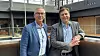 Michael Jacobs er nordensjef for Crayon. Frank Kjærvoll (t.h.) leder Inmetas innsiktsavdeling i Oslo.
