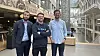 Nora.ai holder til på Forskningsparken på Universitetet i Oslo og jobber tett med ulike universiteter for å påvirke masterstudenter til å skrive om AI-bruk i det offentlige. Her Steven Christensen fra Digdir, Alex Moltzau fra Nora.ai og Jens Andresen Osberg i Digdir ved Forskningsparken. Foto: Gabrielle Graatrud