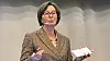 Eline Palm Paxal, med formell tittel: avdelingsdirektør i avdelingen for nød- og beredskapskommunikasjon i Direktoratet for samfunnssikkerhet og beredskap (DSB), legger ikke skjul på at et nytt Nødnett i Norge er i tidsnød. Foto: Håvard Fossen