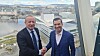 Konserndirektør Gisle Eckhoff i Bulk Data Centers og De-Cix' CEO Ivo Ivanov er partnere i De-Cix' nye internettknutepunkt i Oslo. Ivanov vil også etablere seg på andre siden av horisonten, i den langstrakte delen av Norge som ligger nord for hovedstaden.