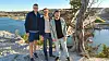 Hele temaet bak Fligthy-appen. F.v. daglig leder Ryan Jones, designer Markus Aarstad og utvikler Francesc Bruguera. Foto: Privat