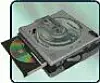 MiniDisc-spiller fra Sharp.