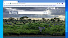 Google Chrome hvor Google-søket er byttet ut med Microsoft Bing.