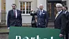Nortel ble børsnotert 18. november 2020. Her ringer gründer og daglig leder Christian Pritchard i klokka for å markere det. Styreleder Arild Hustad helt til høyre i bildet.