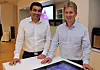 Clint Sookermany og Rune Skjelvan hos KPMG Norge forteller at selskapet på et tiår har gått fra å være et revisjonsselskap til å bli en teknologibedrift.