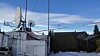 Containeren i hovedbasen som fungerer som en kommunikasjonssentral.