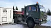 Denne traileren kan transportere kommunikasjonscontainerne rundt.