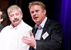 Ventelos Jan Morten Ruud (til venstre) og Bjarne André Myklebust fra NRK må begge konstatere at ski-VM satte et veldig press på nettet.
