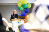 Næringsminister Monica Mæland (H) under en gründer-konferanse i Drammen i fjor høst.
