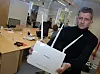 90 av 100 fikk løst problemene med nettverket, forteller teknologidirektør Bent Erik Skaug i Domos.