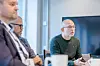 Adm.dir (fra venstre) Sigbjørn Høgne, utviklingsleder Hans Kristian Fjeld og teknologidirektør Ken Tore Tallakstad i Elhub. Foto: Arash A. Nejad