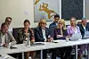 Medier og plattformselskaper møttes til dialog i Kultur- og likestillingsdepartementet. Foto: Are Thunes Samsonsen