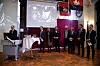 Tage Andersen i IBM (til venstre) og representanter fra Accenture, Bouvet, Kongsberg og Thales. Foto: Frank Holtschlag / Nyebilder