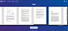 Applikasjonen lar brukeren for eksempel splitte pdf-en, som vist i bildet, eller flytte på sidene og slå sammen pdf-er som er i forskjellige filer. Skjermbilde: pdf.orakel.ntnu.no