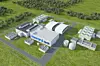 Bildet er en illustrasjon av hvordan Electricité de France ser for seg at små modulære kjernekraftverk (SMR-kraftverk) kan se ut.