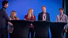 Her et bilde fra en av panelsamtalene under Nasjonal kommunikasjonsmyndighets konferanse i Kristiansand. Fra venstre: Nkoms Espen Slette; lege og KI-forfatter Ishita Barua; seniorpartner Toril Nag i Hitecvision; økokrimsjef Pål Lønseth og NRKs ekspert på digital tilgjengelighet, Kristoffer Lium.