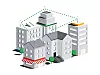 Her er en skisse fra Google Fiber om bruk av trådløst bredbånd i boligstrøk i byer.