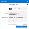 Payment Request API integreres med systemet elektroniske lommebok, her Microsoft Wallet. Det gjør at brukeren slipper å taste inn betalings- og kontaktinformasjon før man handler i en nettbutikk. Foto: Microsoft