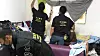 Polícia Judiciária i Macao under en ransaking i tilknytning til Operation HAECHI-II.