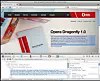 Utviklerverktøyet Opera Dragon er tett integrert med Opera-nettleseren. Bilde: Opera Software