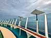 Starlink-antenner på et skip fra Royal Caribbean. (Klikk for større bilde) Foto: Royal Caribbean