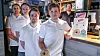 Studentgründerne bak Host har testet Wi-Fi-løsningen sin ved restauranten Jimmys i Porsgrunn.
