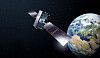 Galileo: Bildet viser en av GNSS-satellittene i Galileo-programmet. Til sammen er det et hundretalls slike GNSS-satellitter i de fire globalt dekkende programmene rundt 20.000 km over jordoverflaten. Illustrasjon: ESA / P. Carril