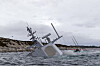 Russland hevder påstandene om GPS-sabotasje er et forsøk på å avlede oppmerksomheten fra skipskollisjonen som ført til at KNM Helge Ingstad sank i Hjeltefjorden. Arkivfoto.
