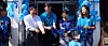 Telenor Myanmar-sjef Petter Furberg åpner nettet i Bago.
