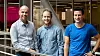 Sverre Dale Moen (daglig leder), Sigbjørn Kolberg (sjef for fastvare-utvikling) og Matthieu Lacolle (teknologisjef) fra Oslo-selskapet Sensibel.