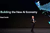 Microsoft-president Brad Smith talte på Mobile World Congress i Barcelona denne uken.