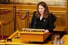 Julie Stuestøl (MDG) håper å få Stortinget med på en avstemning for å tvinge næringsministeren til å overlevere eierdialog med Telenor i Myanmar-saken.